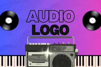 create an original audio logo for your project or your brand