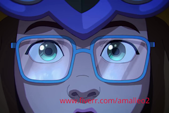 2d animated music video, 2d cartoon animation, 2d short film, 2d anime fighting