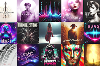 design professional album or single cover art for spotify, apple or soundcloud