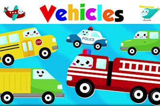 create kids learning videos