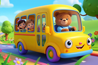 create ai animated kids videos, nursery rhymes and cocomelon style content