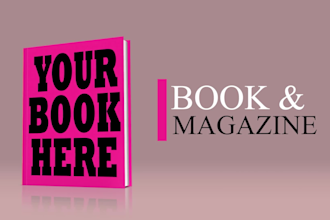 create a cinematic 3d magazine book trailer promo video