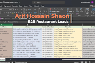 do b2b lead generation and website data scraping services for any business