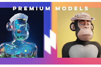 create stylized 3d characters for games in blender