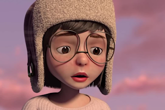 create 3d pixar animation, disney movie, 3d music video, short film, trailer