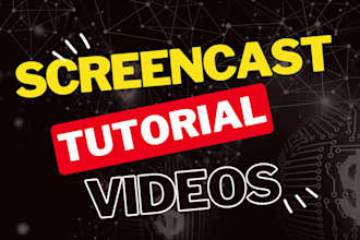 screencast how to use the app or website tutorial video