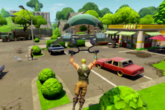 create fortnite style intro video