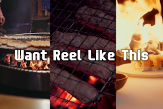 do trending food reel, food recipe and cooking reel editing