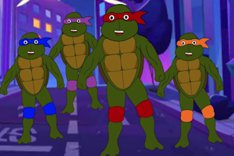 make 2d animation, character animation, 2d cartoon animation