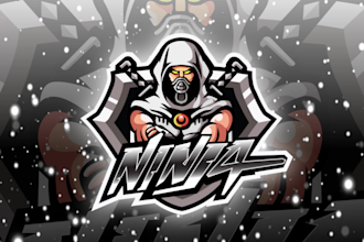 create a badass custom gaming mascot logo for esports, twitch and streamers