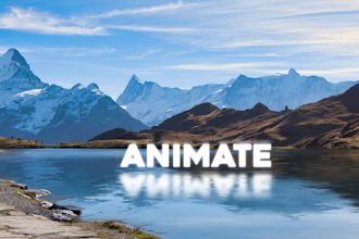 do eye catching still image animation