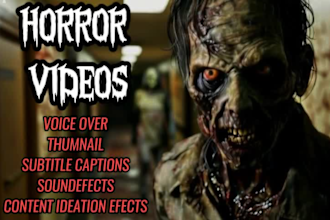 create video stories with horror and fear narratives