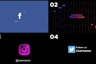 do social media outro for youtube