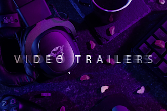 do youtube intro, video trailer with logo animation