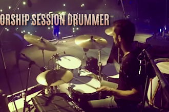 record professional worship drums for your song