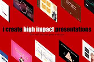 design a high impact pitch deck