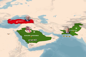 create map animation videos for your projects