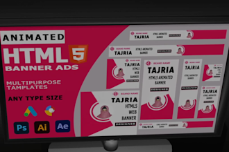 make html5 animated banner and any type web banner