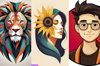 do vector artwork services and manual vector tracing of your image