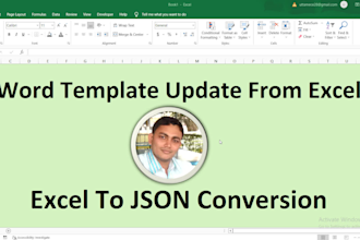 do vba macros for file conversion excel, word, json, XML, HTML, CSV