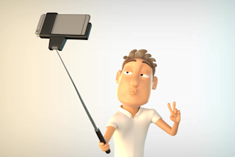create funny selfie video animation