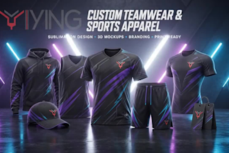 create professional custom jersey and sportswear designs