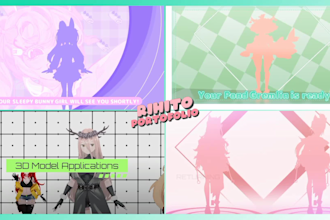 make  intro, promotion, or debut video for vtuber or streamer