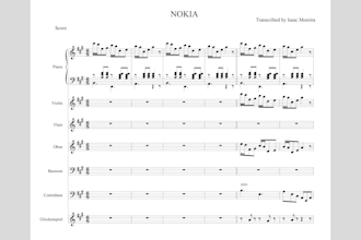 transcribe audio to sheet music for you