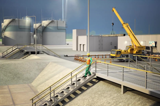 create 3d industrial safety animation risk accidental explosion explainer video