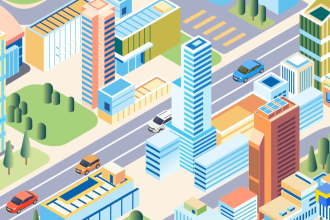 create 2d isometric explainer video animation