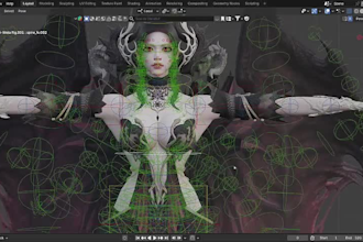 add 3d rig, do 3d character or model rigging in blender