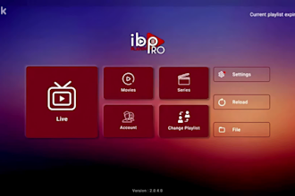 rebrand custom ibo player version 4,6, xciptv, tivimate, with control panel