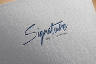do professional signature logo design