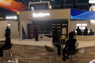 design 3d trade show booth, kiosk, shop, stall exhibition stand booth model