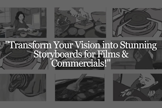 create storyboard for film, commercials, and videos