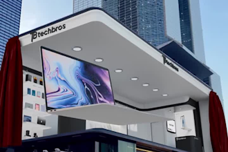 anamorphic animation 3d billboard animation led screen display gadget animation