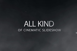 animate cinematic slideshow videos on all kind