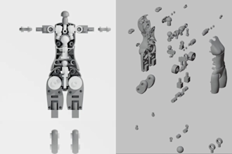 sculpt 3d bjd ball jointed dolls, action figure toys faces, stl file 3d printing