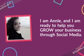 be your social media marketing manager and content writer