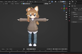 texture upload create VR 3d vrchat avatar character model vtuber furry avatar