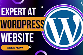 be website designer for wordpress website or web design