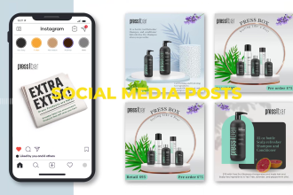 create social media posts, graphics, and canva template