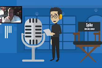 record a rich deep, american male voice over