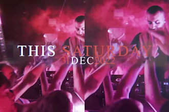 create a dj night club, dance pool party event promo video