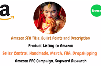write SEO friendly amazon title description add product listing sku that sales