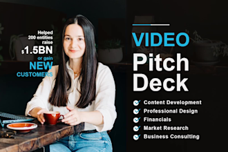 create your film investor pitch deck or video presentation