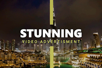 create a stunning commercial video ad for your business