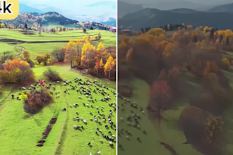 enhance ai generated videos to cinematic 4k quality