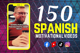 provide spanish motivational videos,reels,shorts