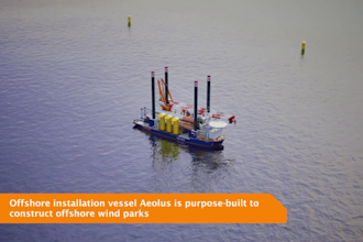 create industrial animation for marine engineering and offshore construction
